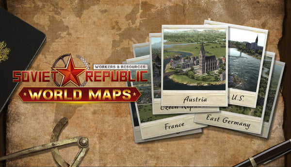 Workers & Resources: Soviet Republic - World Maps (DLC)